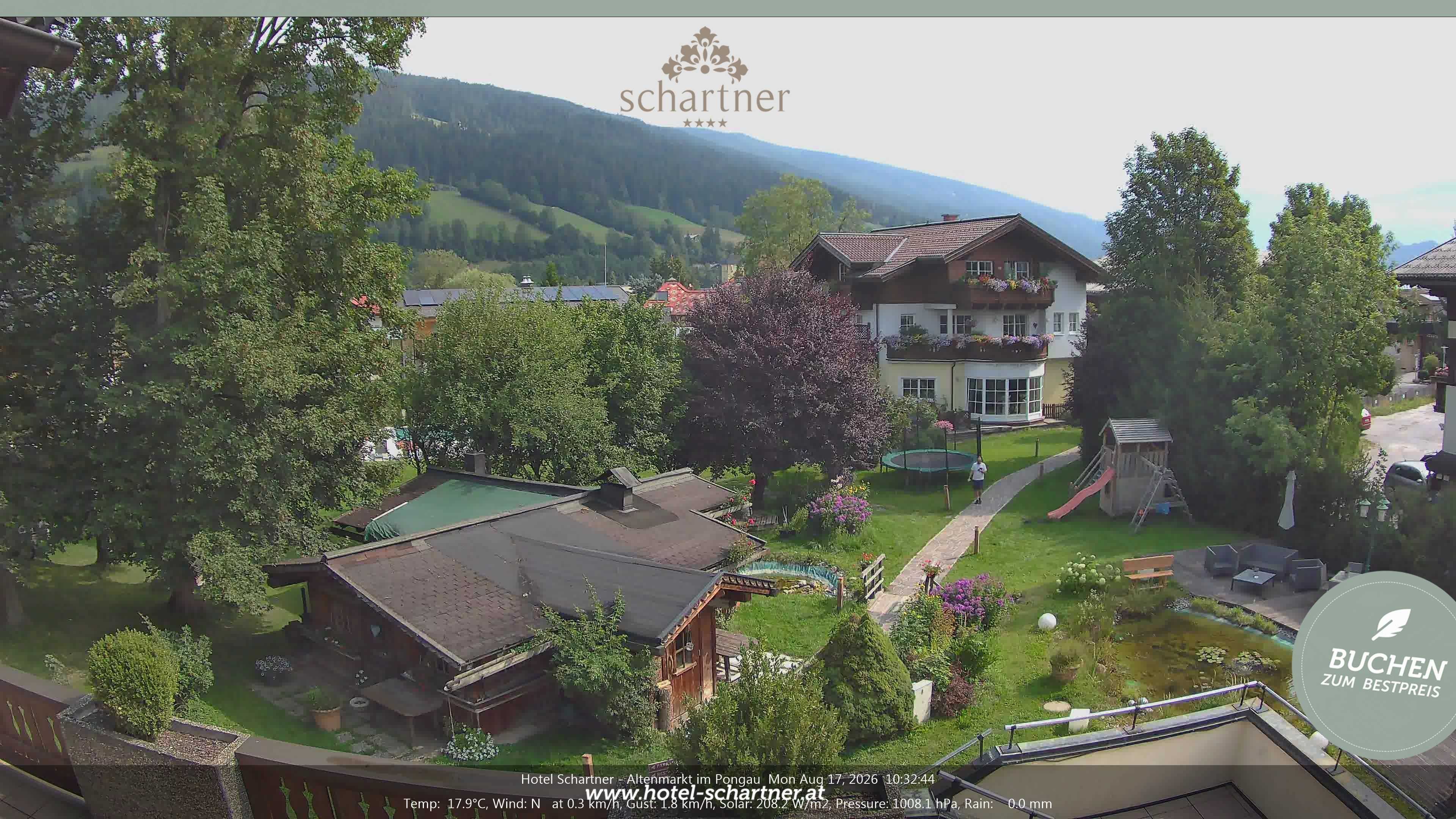 Archiv Foto Webcam Altenmarkt: Hotel Schartner