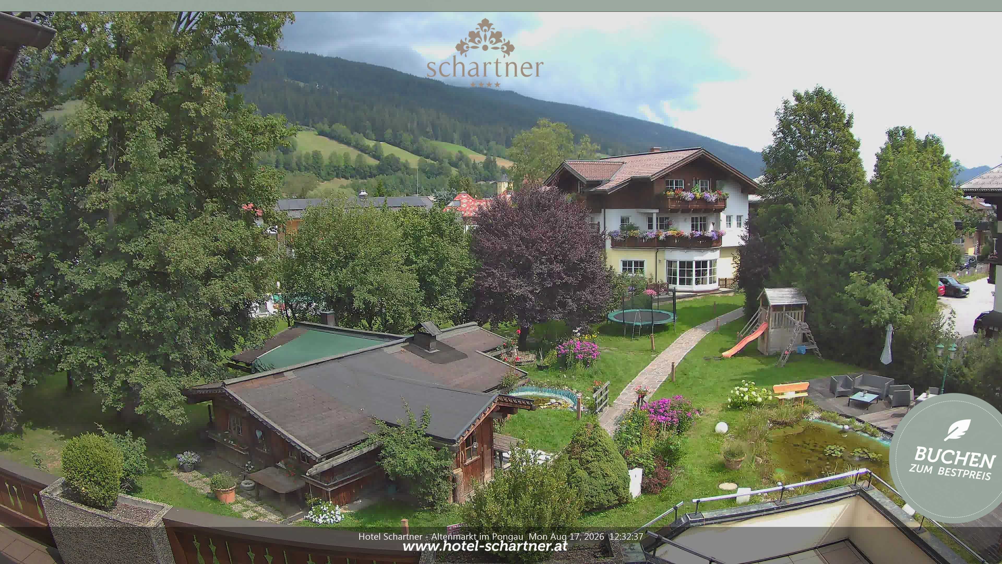 Archiv Foto Webcam Altenmarkt: Hotel Schartner