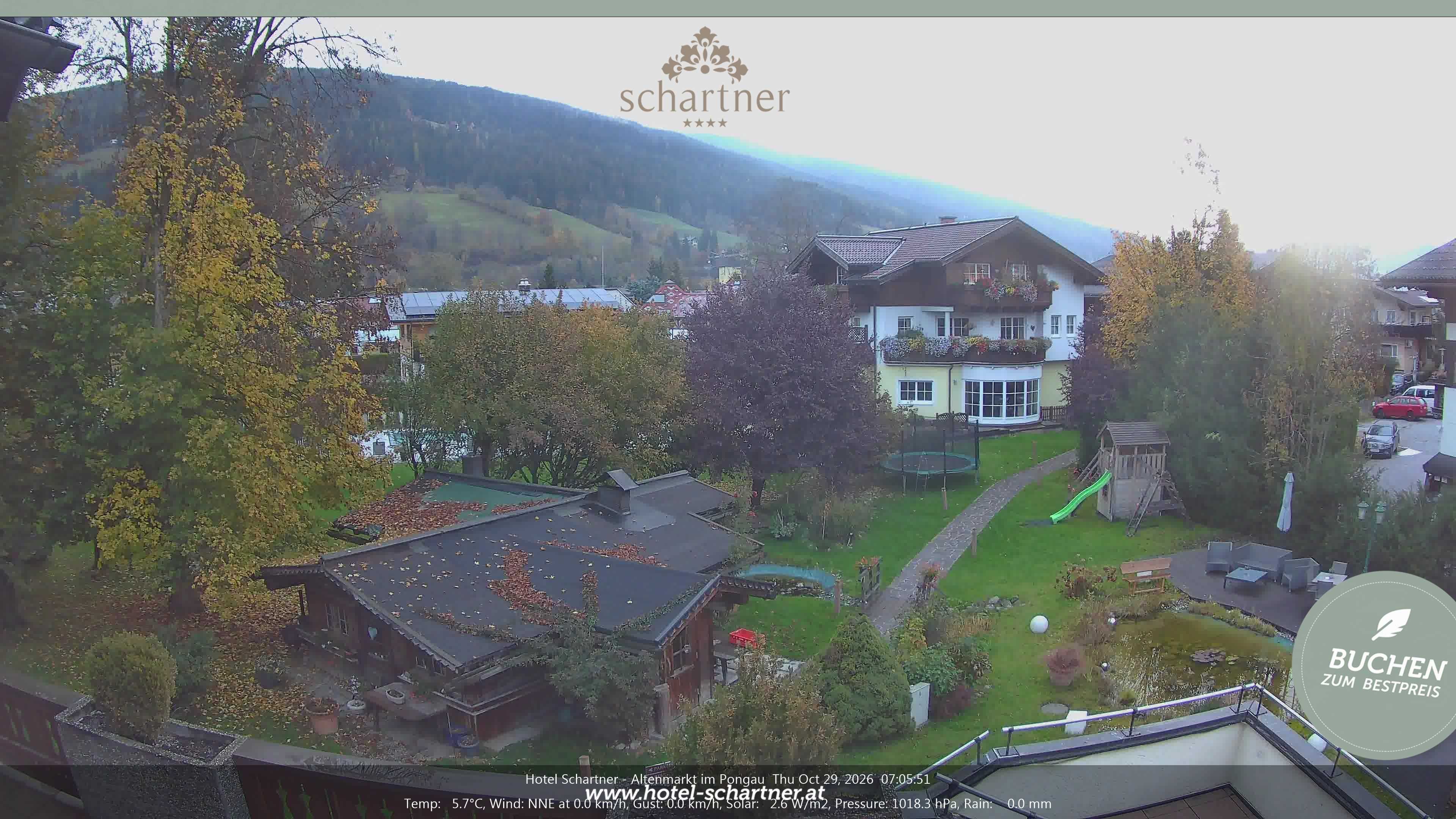 Archiv Foto Webcam Altenmarkt: Hotel Schartner