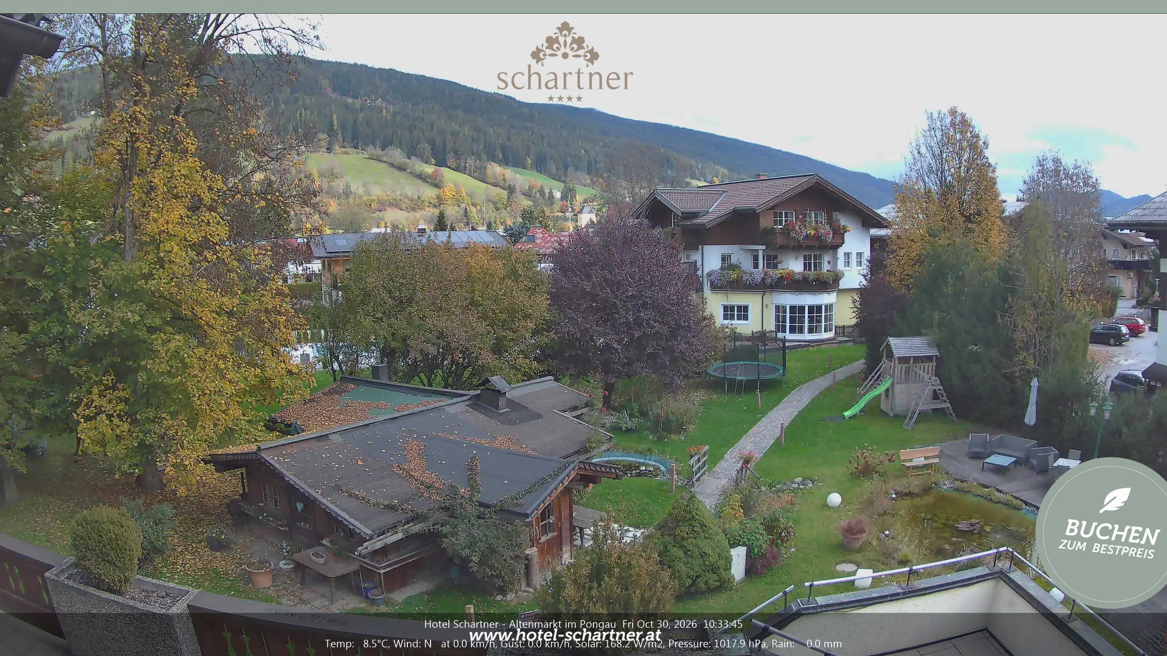 Archiv Foto Webcam Altenmarkt: Hotel Schartner