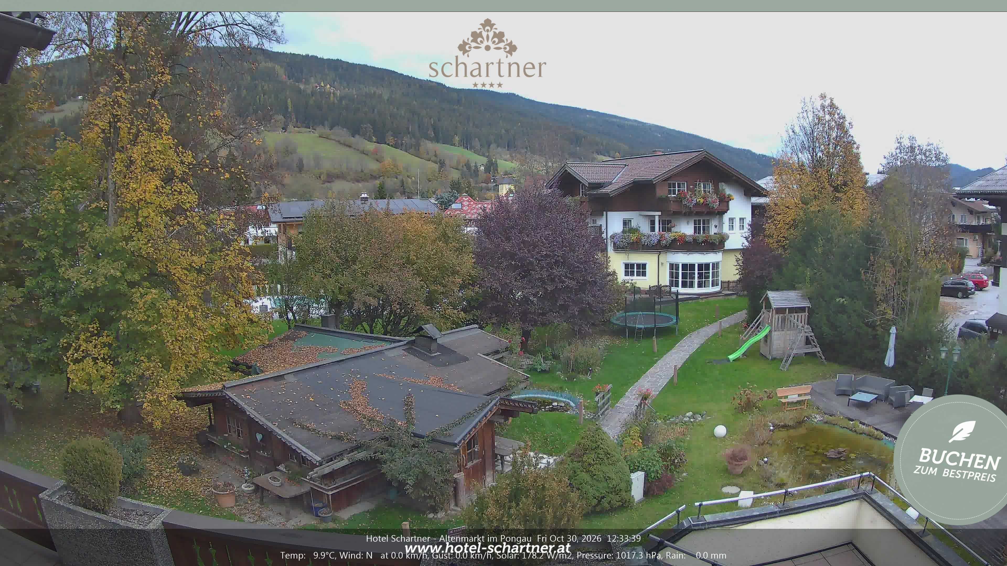 Archiv Foto Webcam Altenmarkt: Hotel Schartner