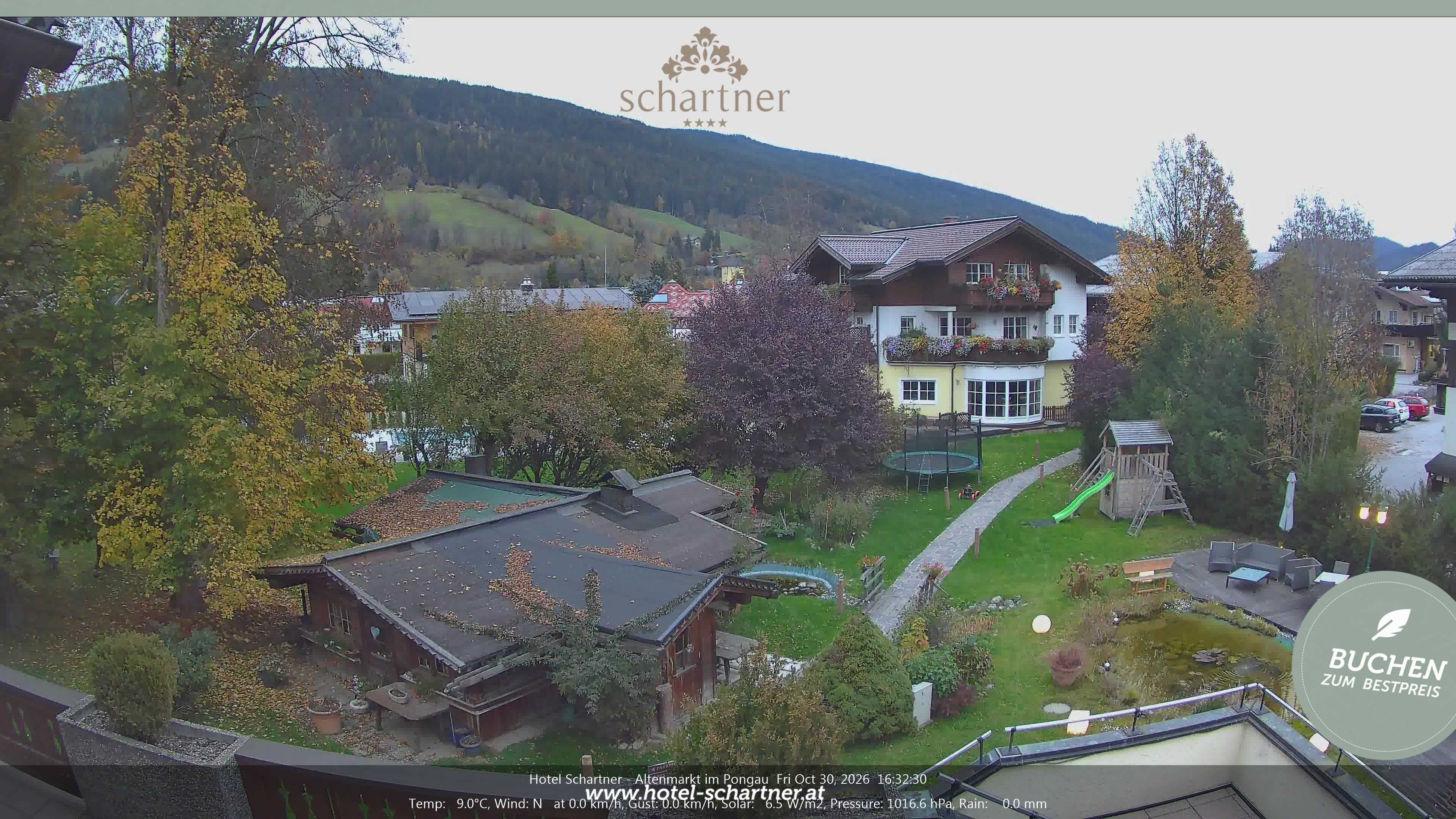 Archiv Foto Webcam Altenmarkt: Hotel Schartner