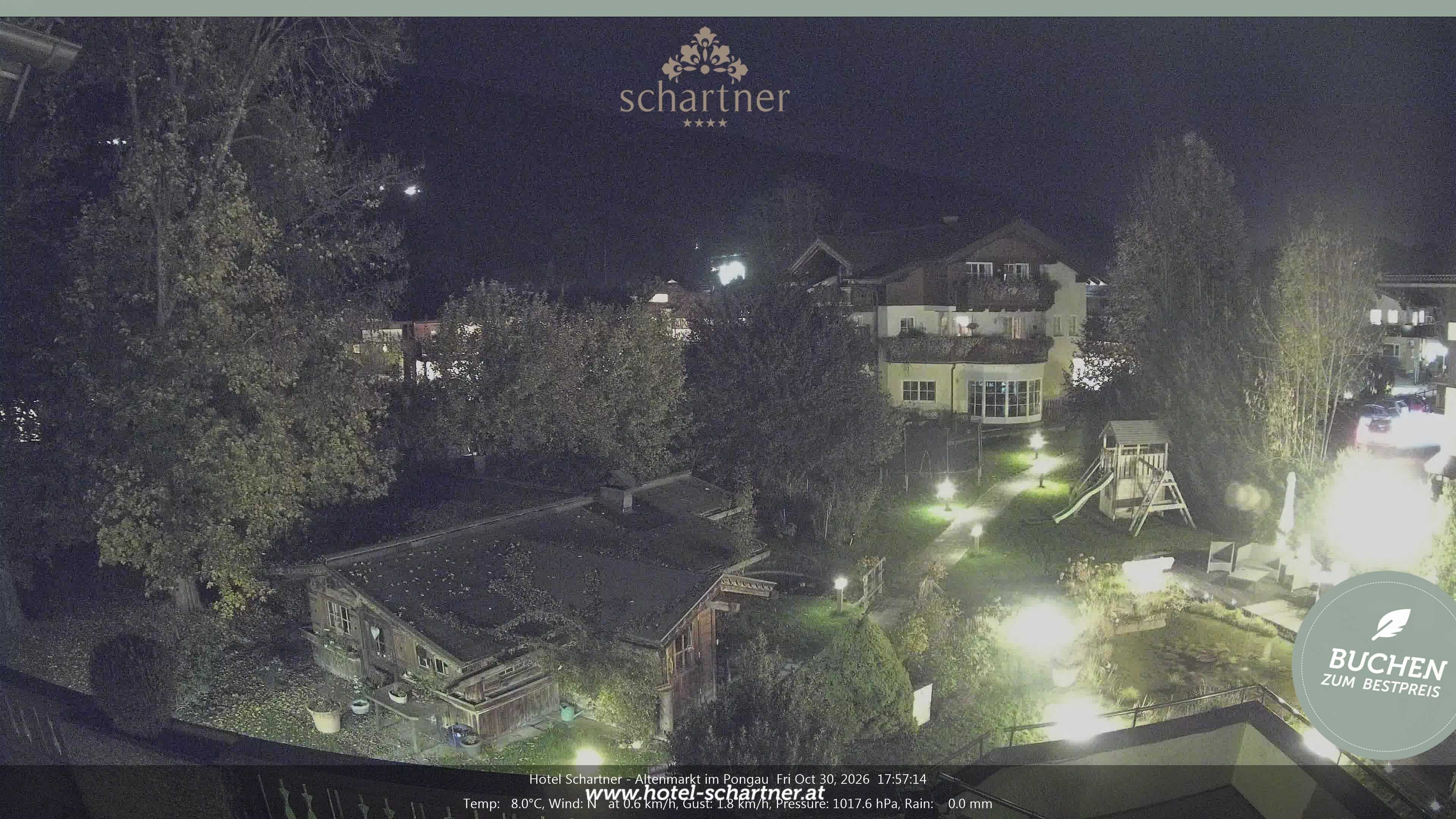 Archiv Foto Webcam Altenmarkt: Hotel Schartner