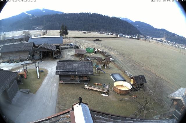 Archived image Webcam Organic farm Arnoldgut in Altenmarkt