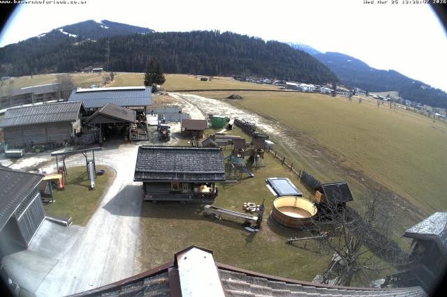 Archived image Webcam Organic farm Arnoldgut in Altenmarkt