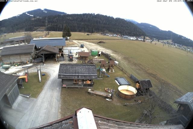 Archived image Webcam Organic farm Arnoldgut in Altenmarkt