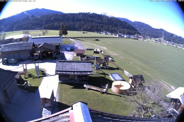 Archived image Webcam Organic farm Arnoldgut in Altenmarkt