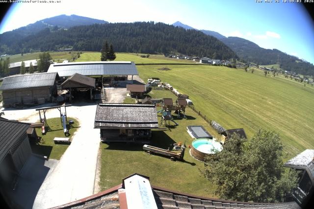Archived image Webcam Organic farm Arnoldgut in Altenmarkt