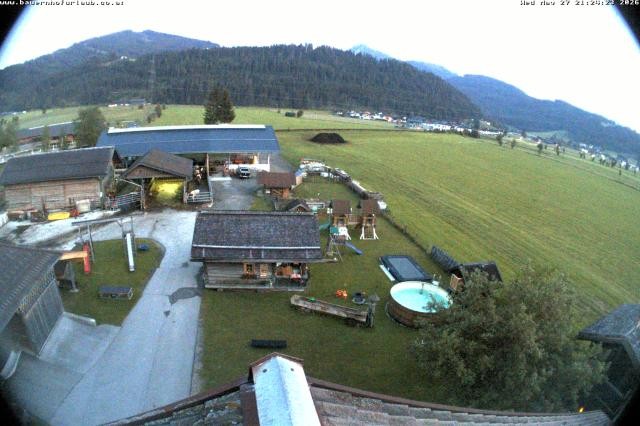 Archived image Webcam Organic farm Arnoldgut in Altenmarkt