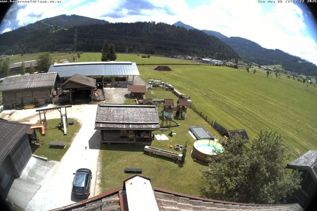 Archived image Webcam Organic farm Arnoldgut in Altenmarkt