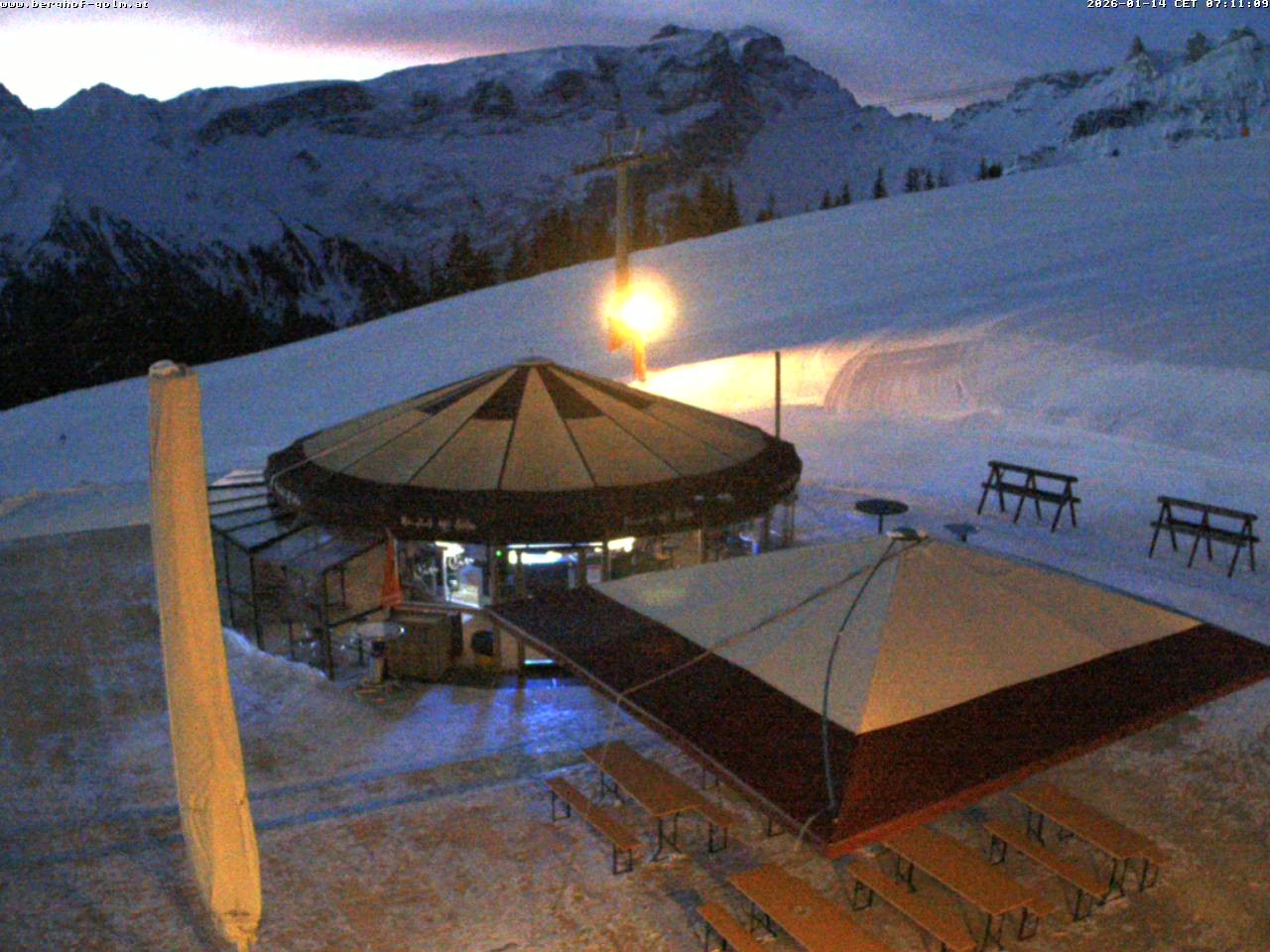 Archived image Webcam mountain restaurant "Berghof Golm", Vorarlberg