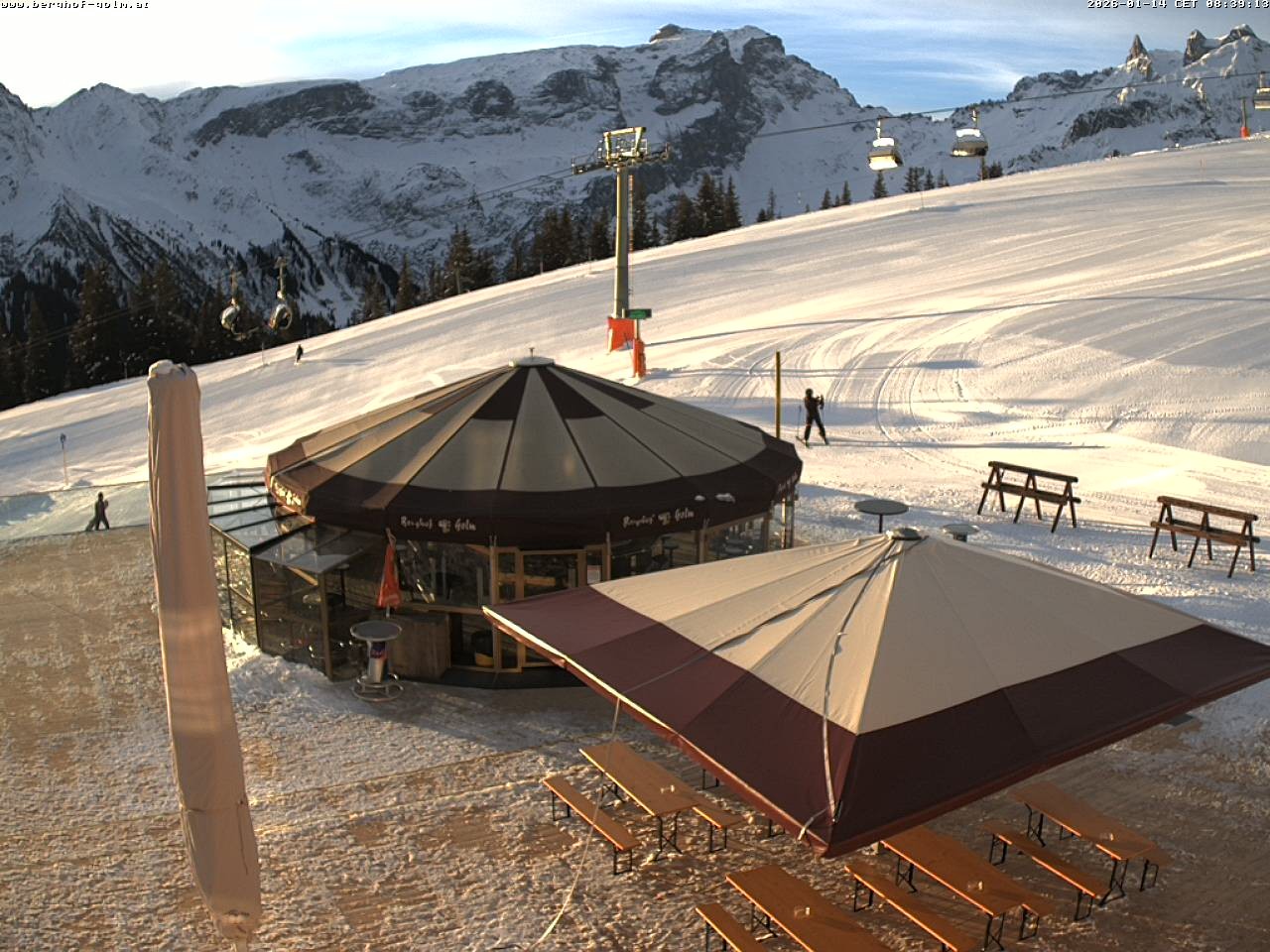 Archived image Webcam mountain restaurant "Berghof Golm", Vorarlberg
