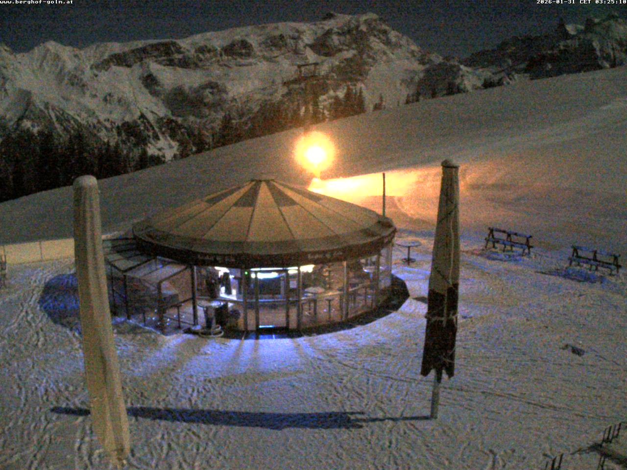Archived image Webcam mountain restaurant "Berghof Golm", Vorarlberg