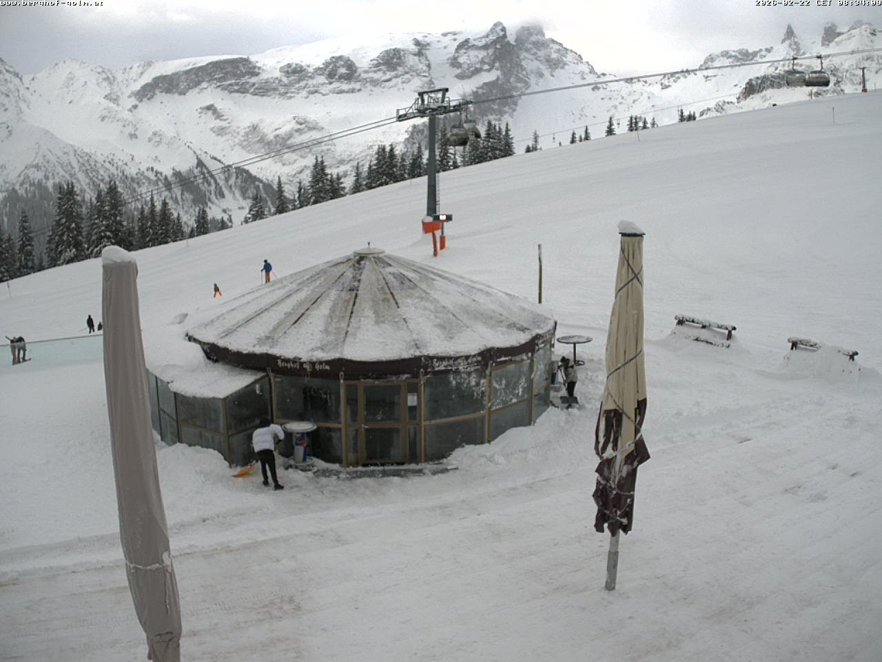 Archived image Webcam mountain restaurant "Berghof Golm", Vorarlberg