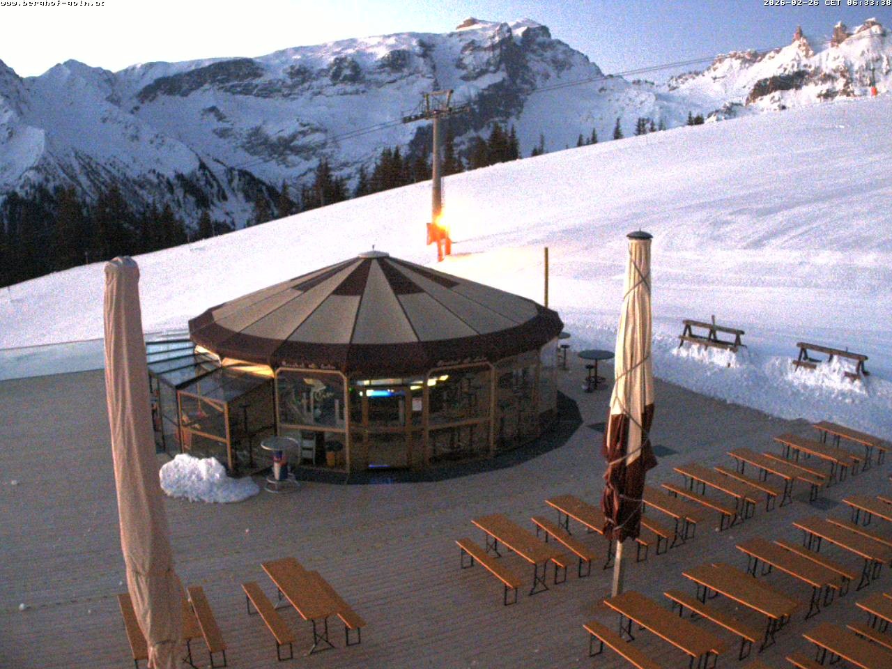 Archived image Webcam mountain restaurant "Berghof Golm", Vorarlberg