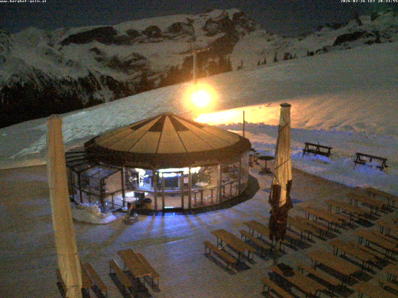 Archived image Webcam mountain restaurant "Berghof Golm", Vorarlberg
