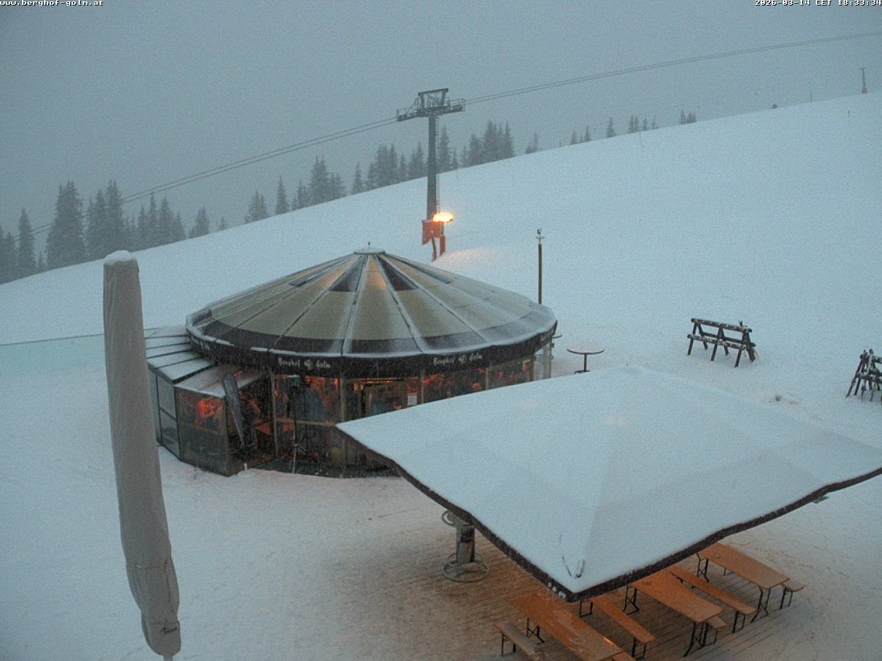 Archived image Webcam mountain restaurant "Berghof Golm", Vorarlberg