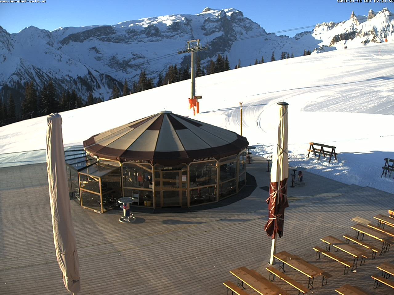 Archiv Foto Webcam Berghof Golm, Vorarlberg