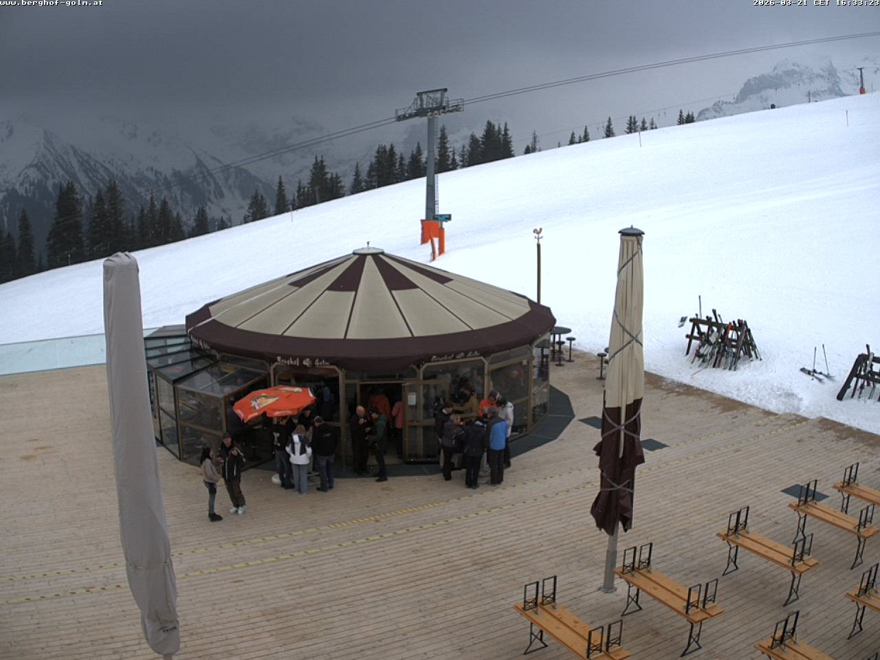 Archived image Webcam mountain restaurant "Berghof Golm", Vorarlberg