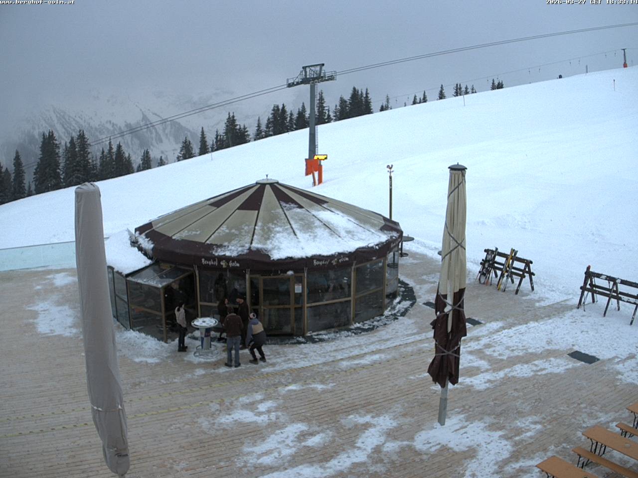 Archived image Webcam mountain restaurant "Berghof Golm", Vorarlberg