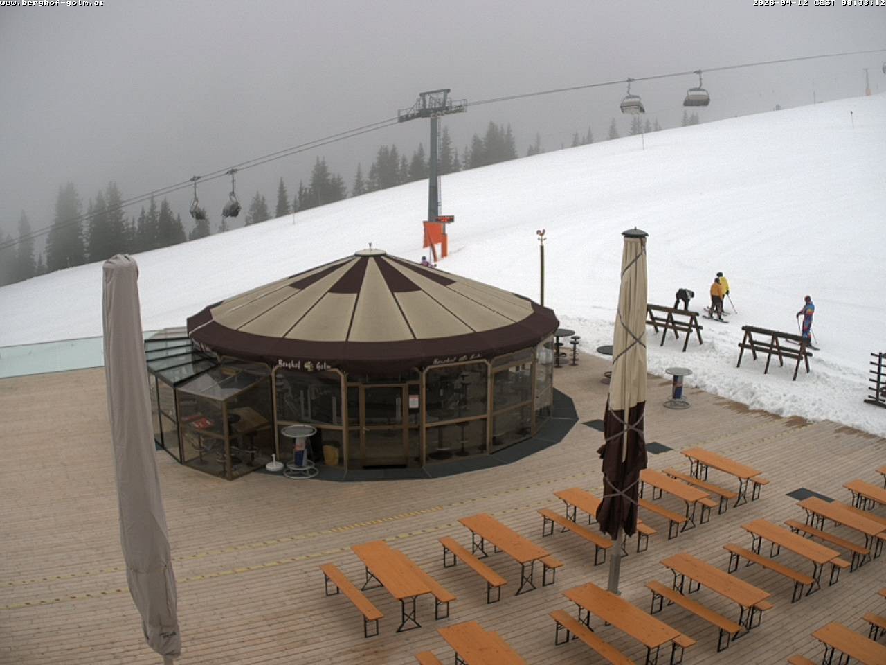 Archived image Webcam mountain restaurant "Berghof Golm", Vorarlberg