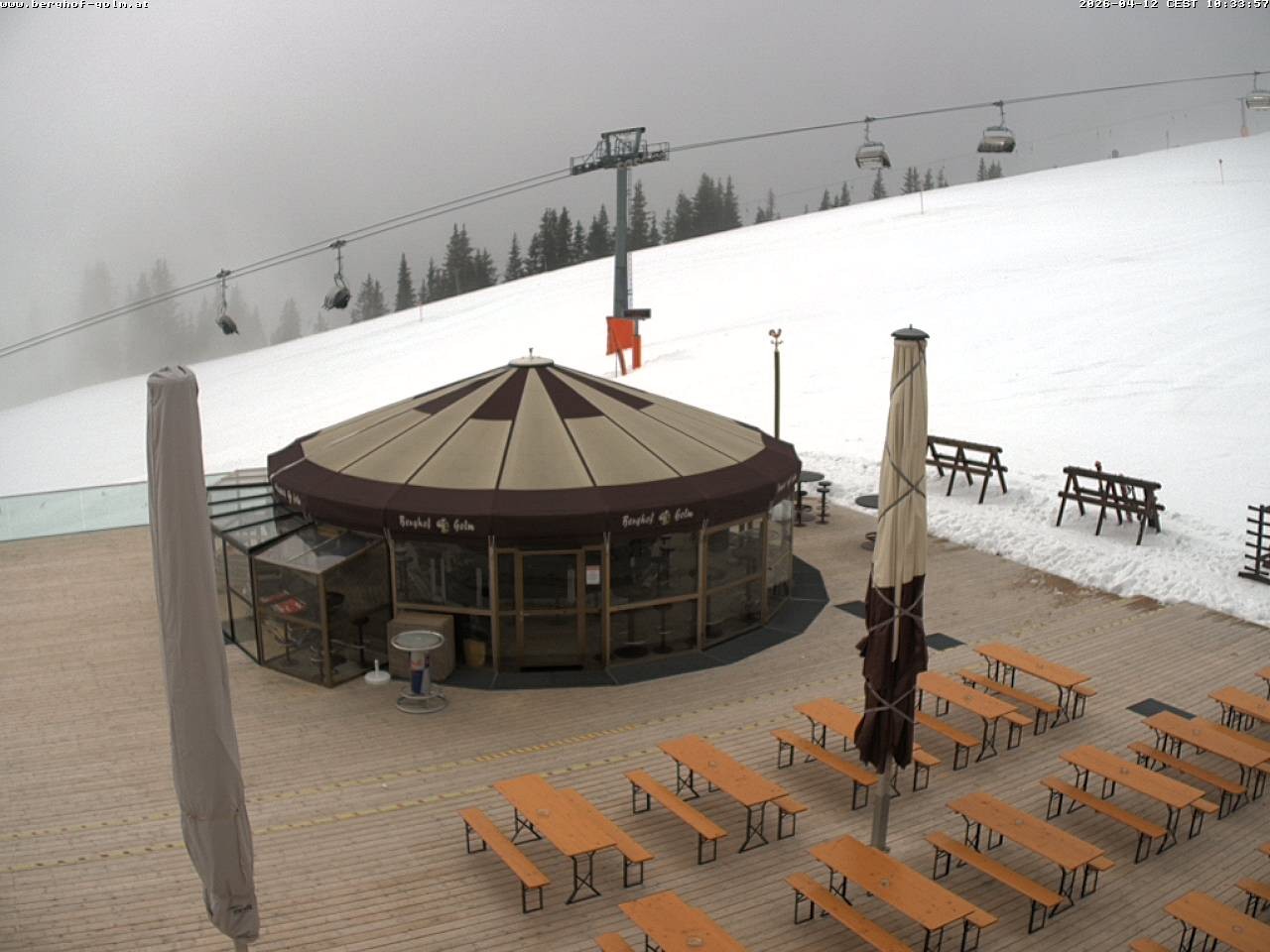 Archived image Webcam mountain restaurant "Berghof Golm", Vorarlberg