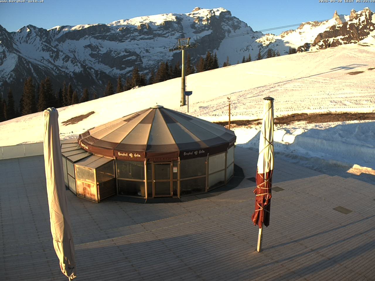 Archiv Foto Webcam Berghof Golm, Vorarlberg