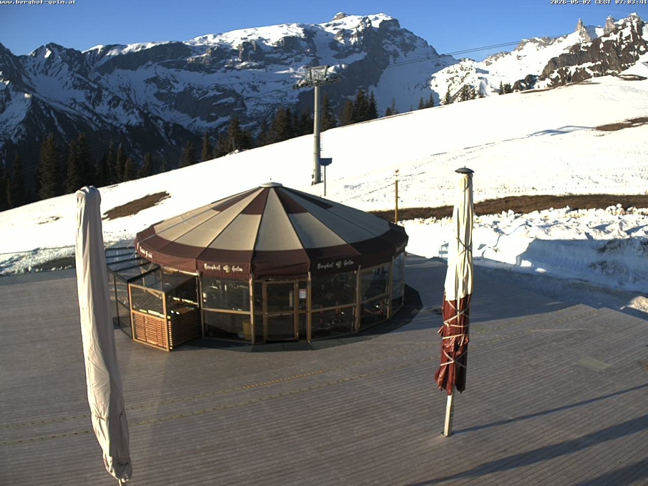 Archiv Foto Webcam Berghof Golm, Vorarlberg