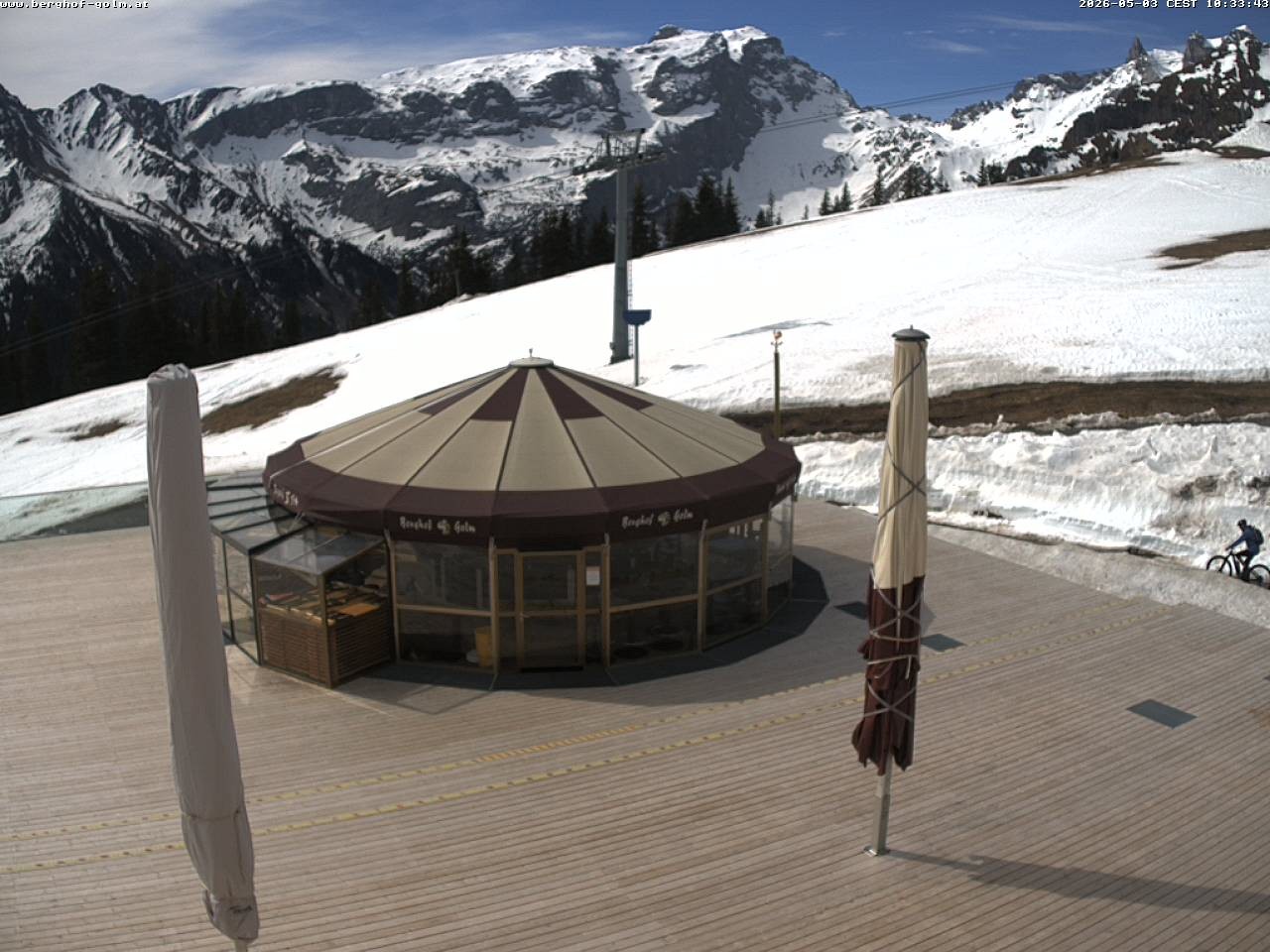 Archived image Webcam mountain restaurant "Berghof Golm", Vorarlberg