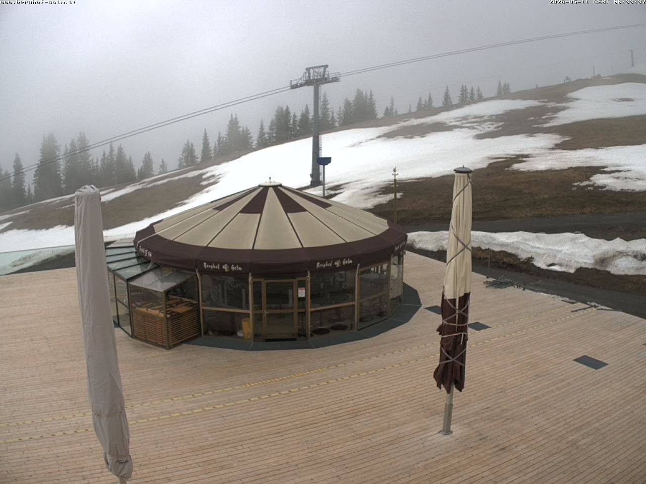 Archived image Webcam mountain restaurant "Berghof Golm", Vorarlberg