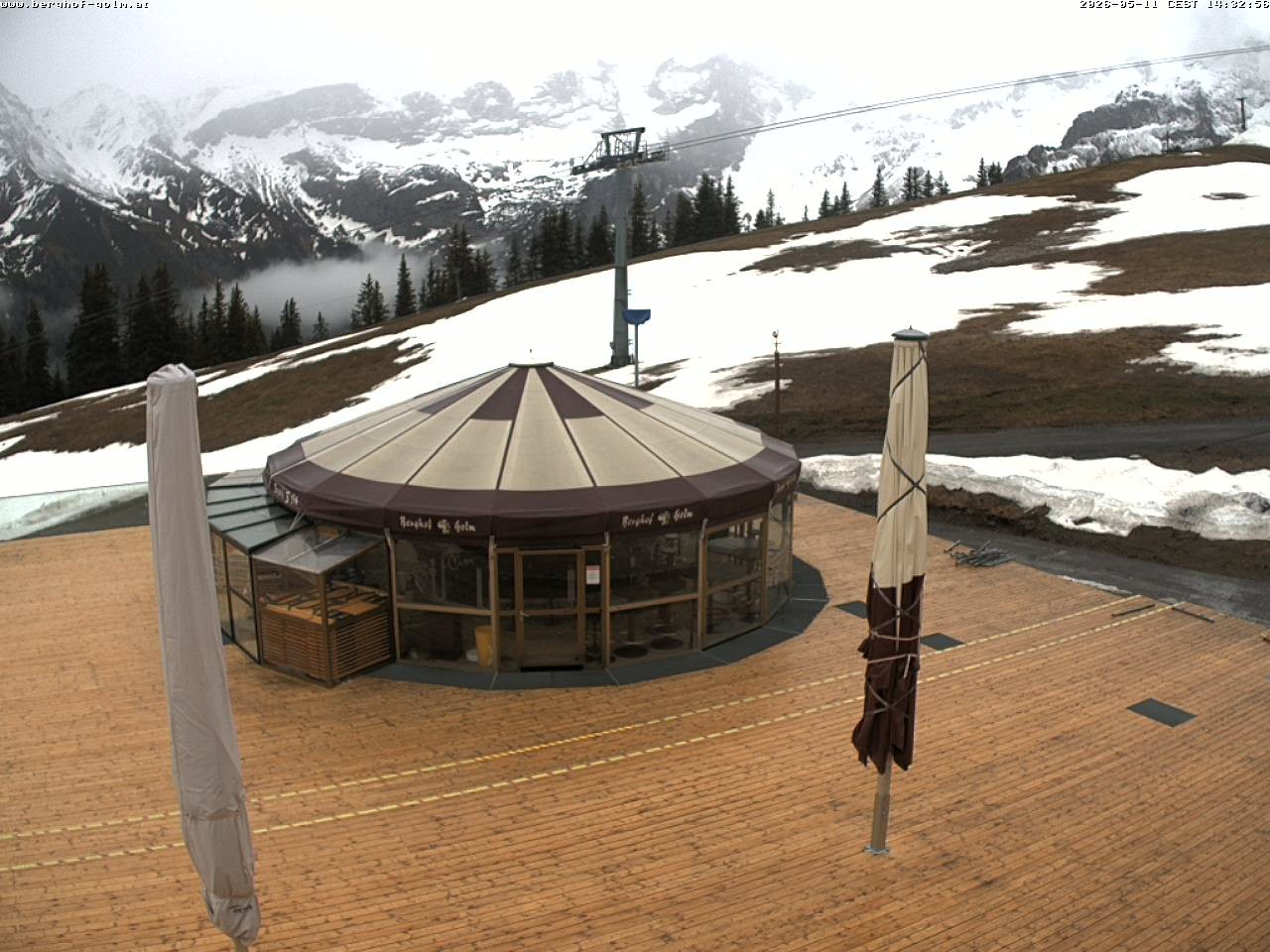 Archived image Webcam mountain restaurant "Berghof Golm", Vorarlberg