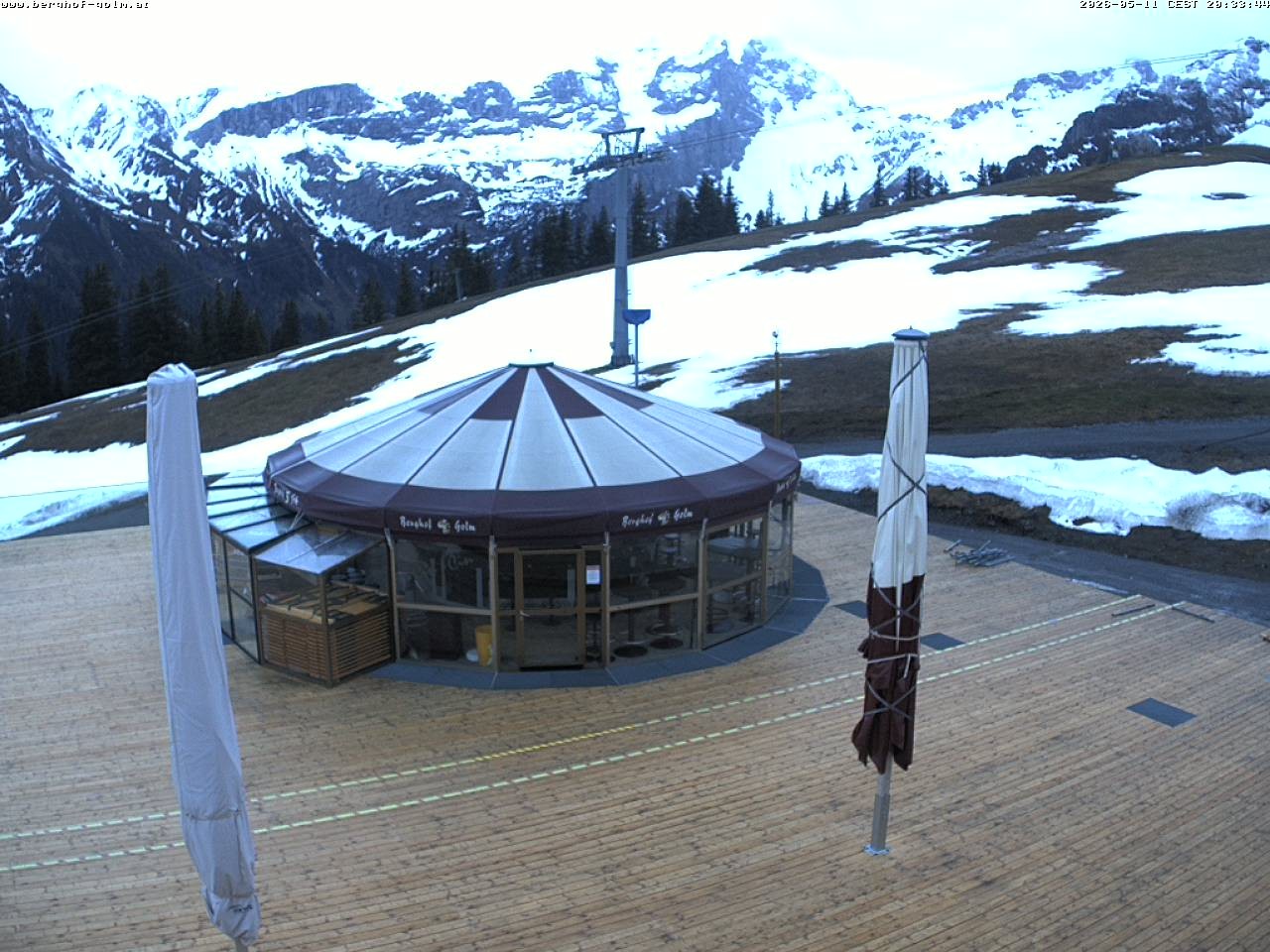 Archived image Webcam mountain restaurant "Berghof Golm", Vorarlberg