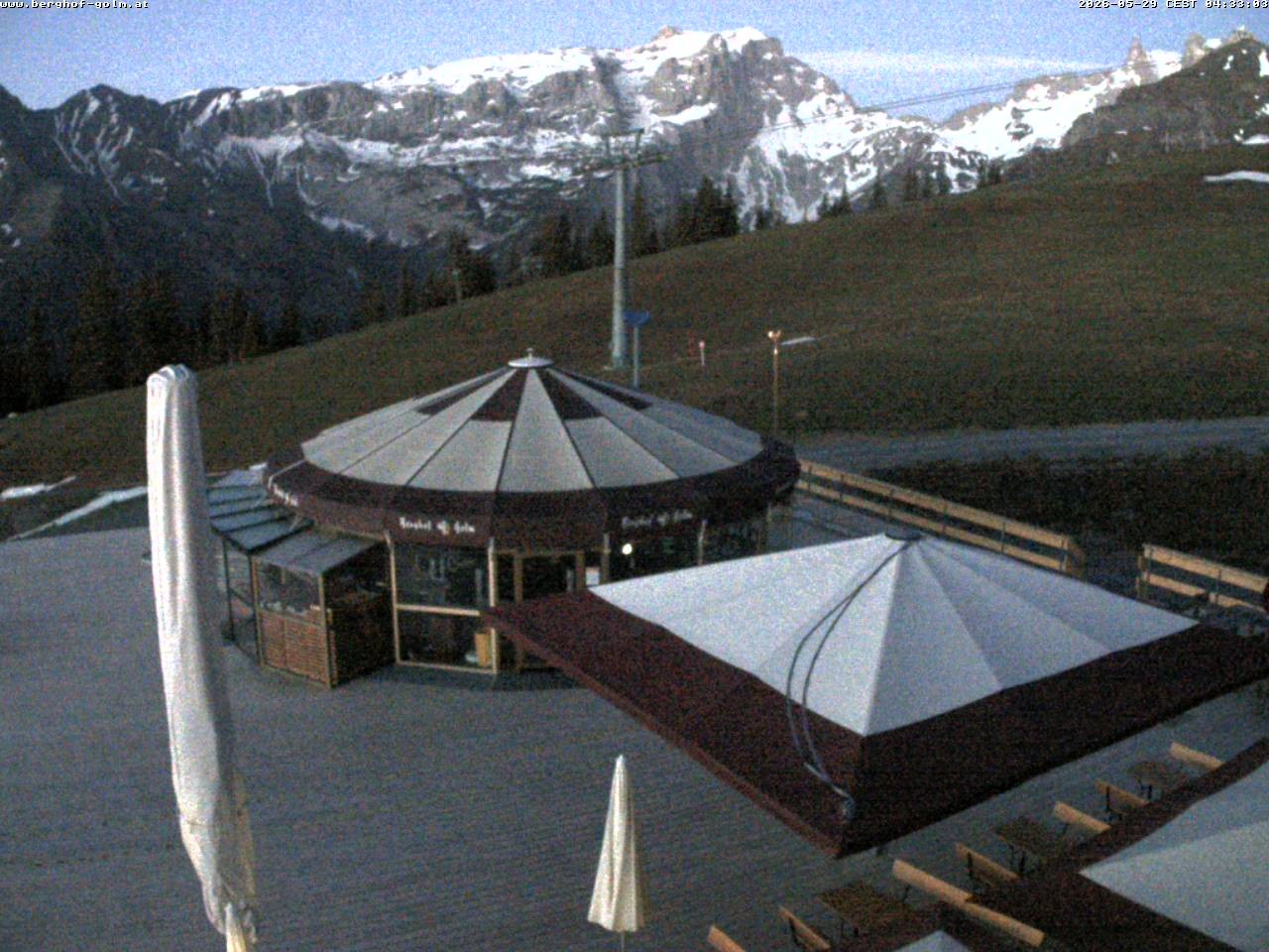 Archived image Webcam mountain restaurant "Berghof Golm", Vorarlberg