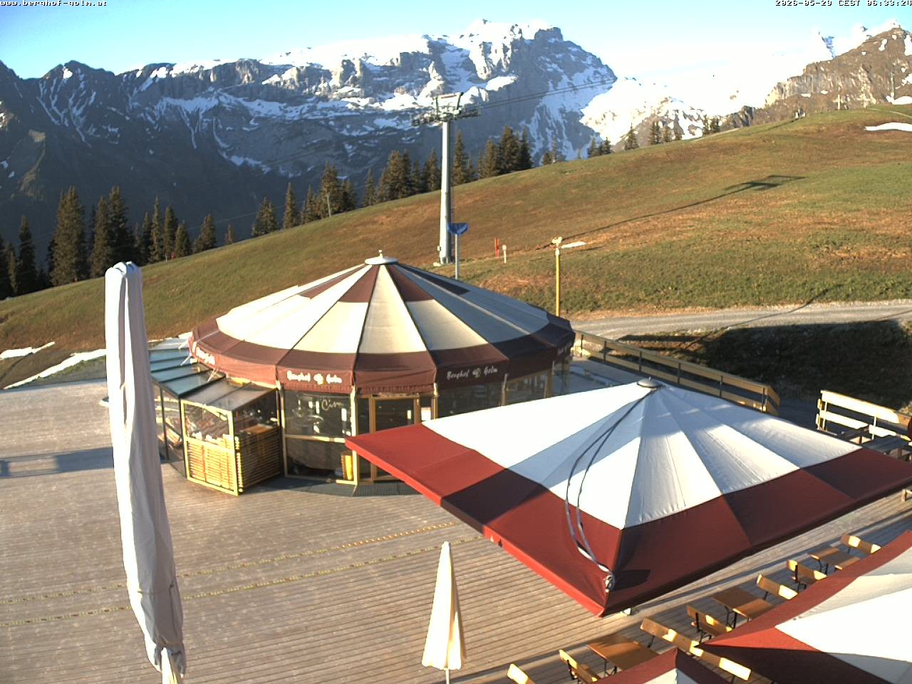 Archived image Webcam mountain restaurant "Berghof Golm", Vorarlberg