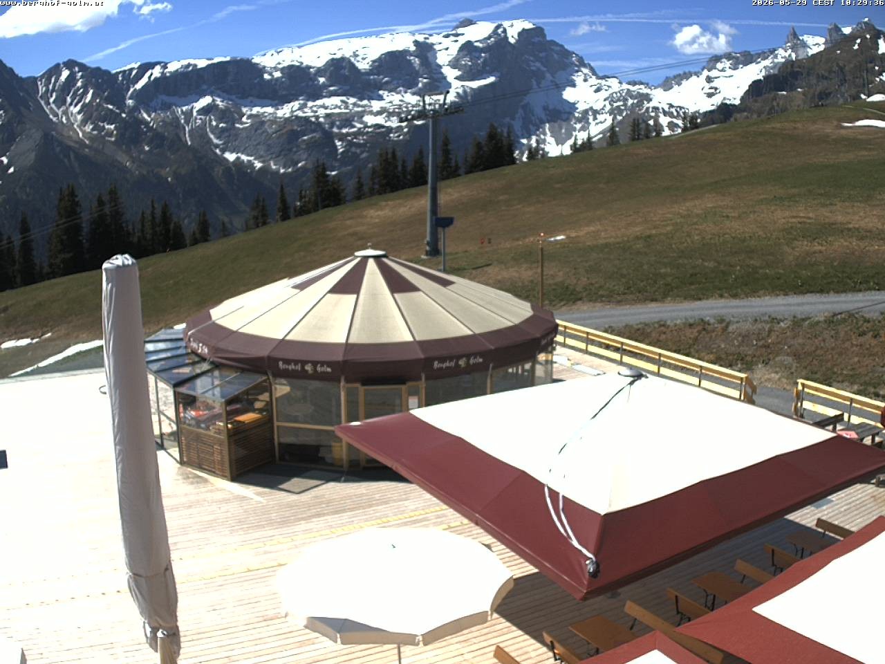 Archived image Webcam mountain restaurant "Berghof Golm", Vorarlberg