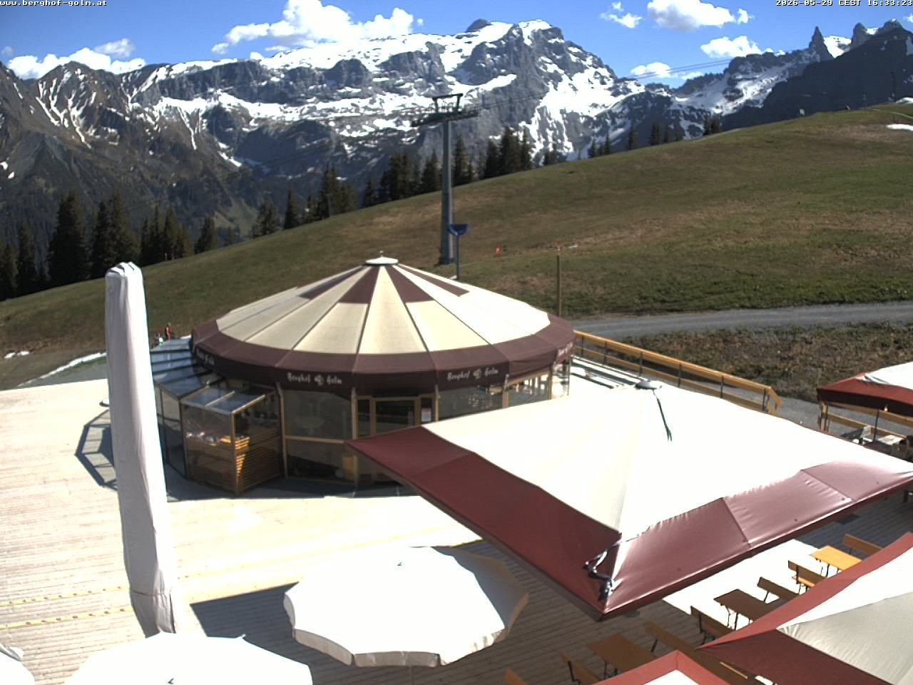 Archived image Webcam mountain restaurant "Berghof Golm", Vorarlberg