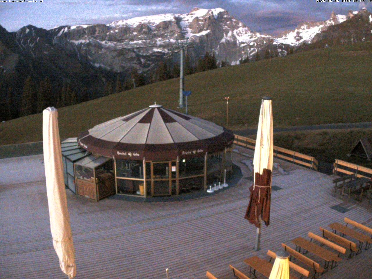 Archived image Webcam mountain restaurant "Berghof Golm", Vorarlberg