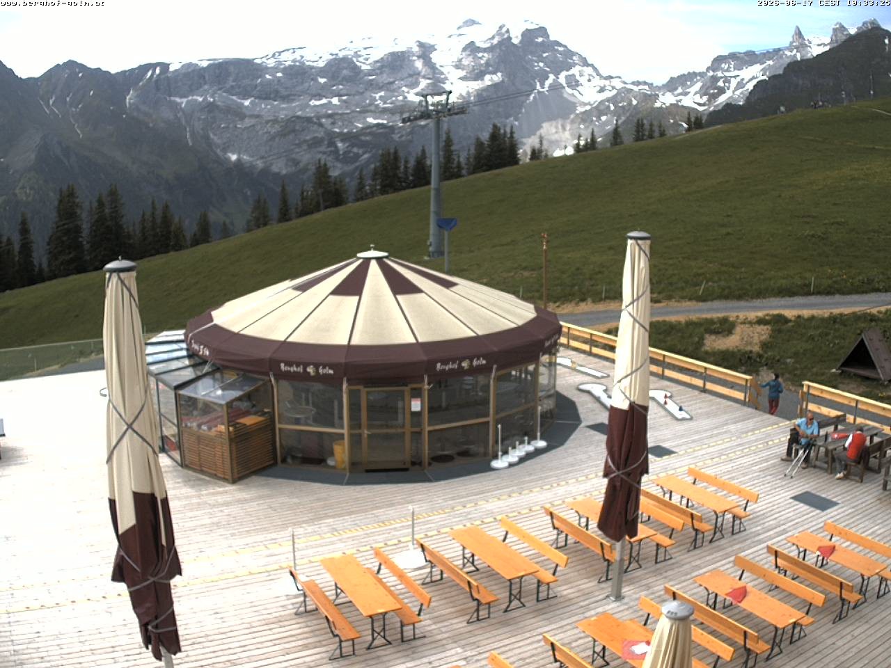 Archived image Webcam mountain restaurant "Berghof Golm", Vorarlberg
