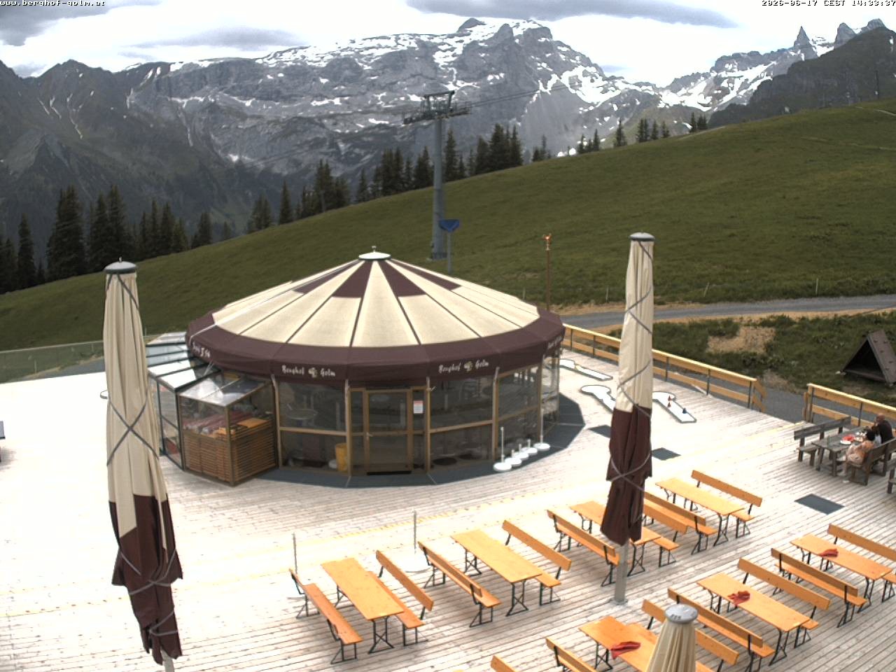 Archived image Webcam mountain restaurant "Berghof Golm", Vorarlberg