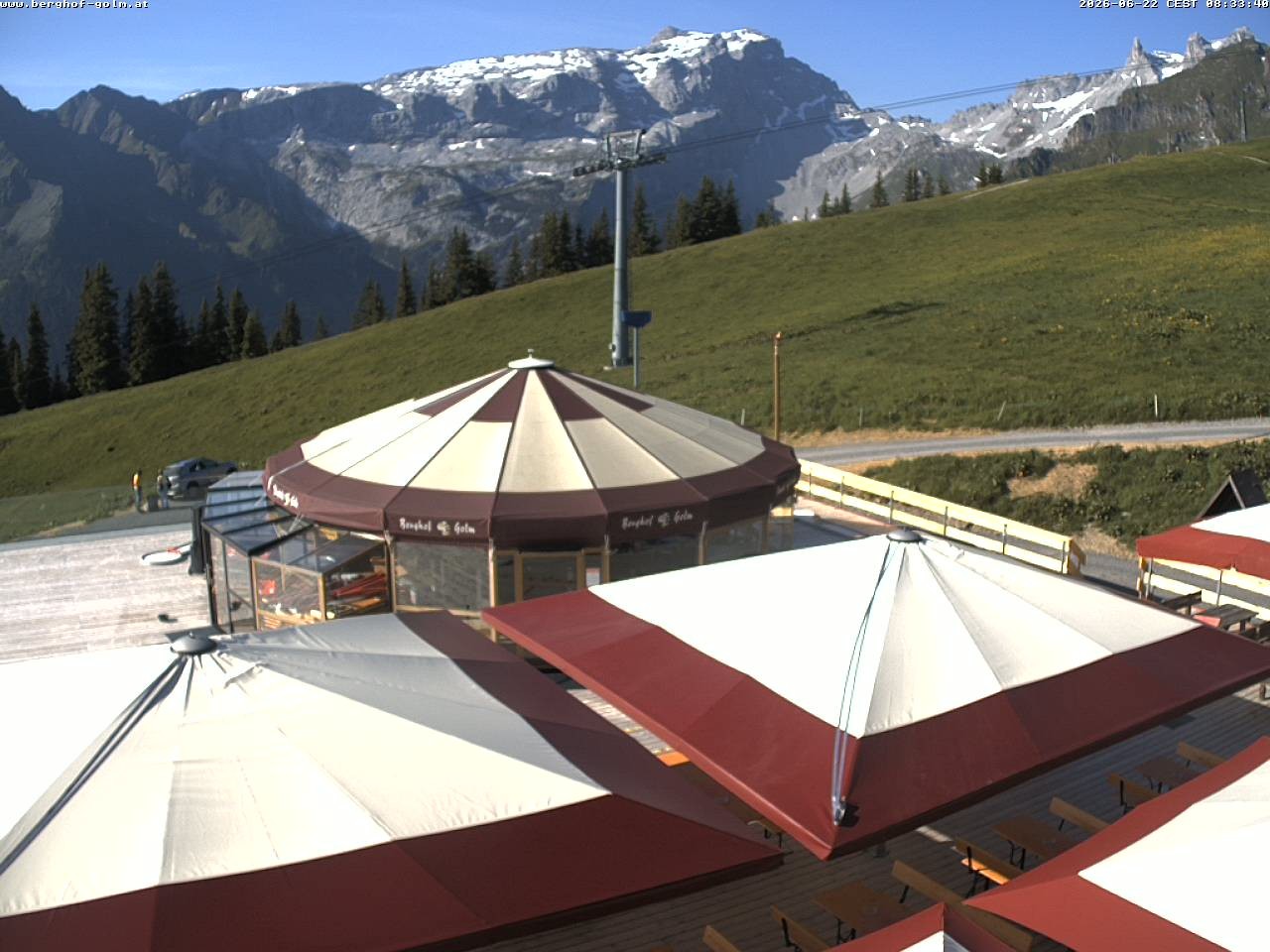 Archiv Foto Webcam Berghof Golm, Vorarlberg