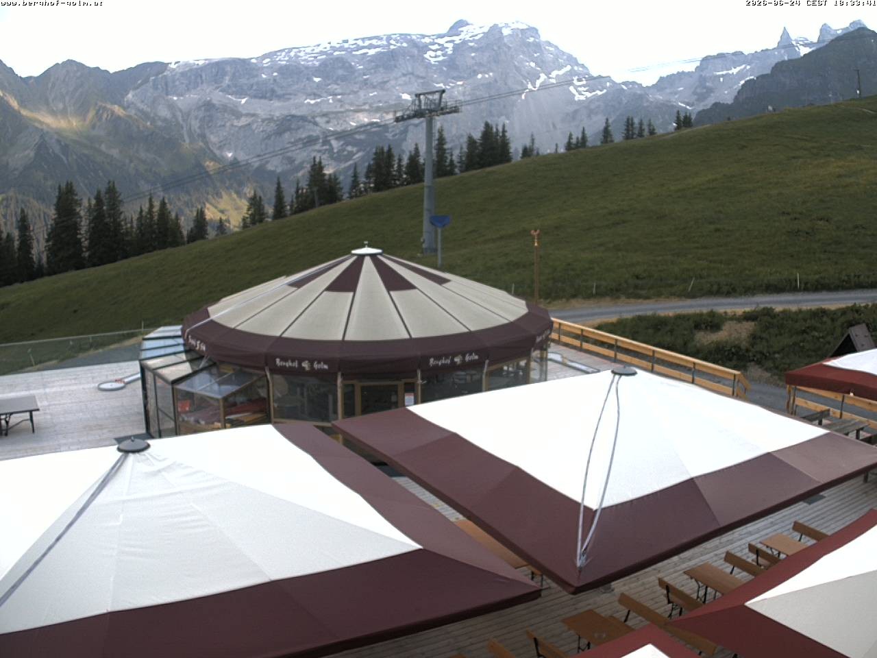 Archived image Webcam mountain restaurant "Berghof Golm", Vorarlberg