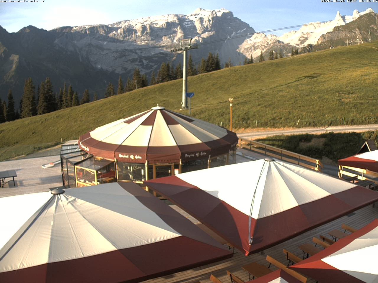 Archived image Webcam mountain restaurant "Berghof Golm", Vorarlberg