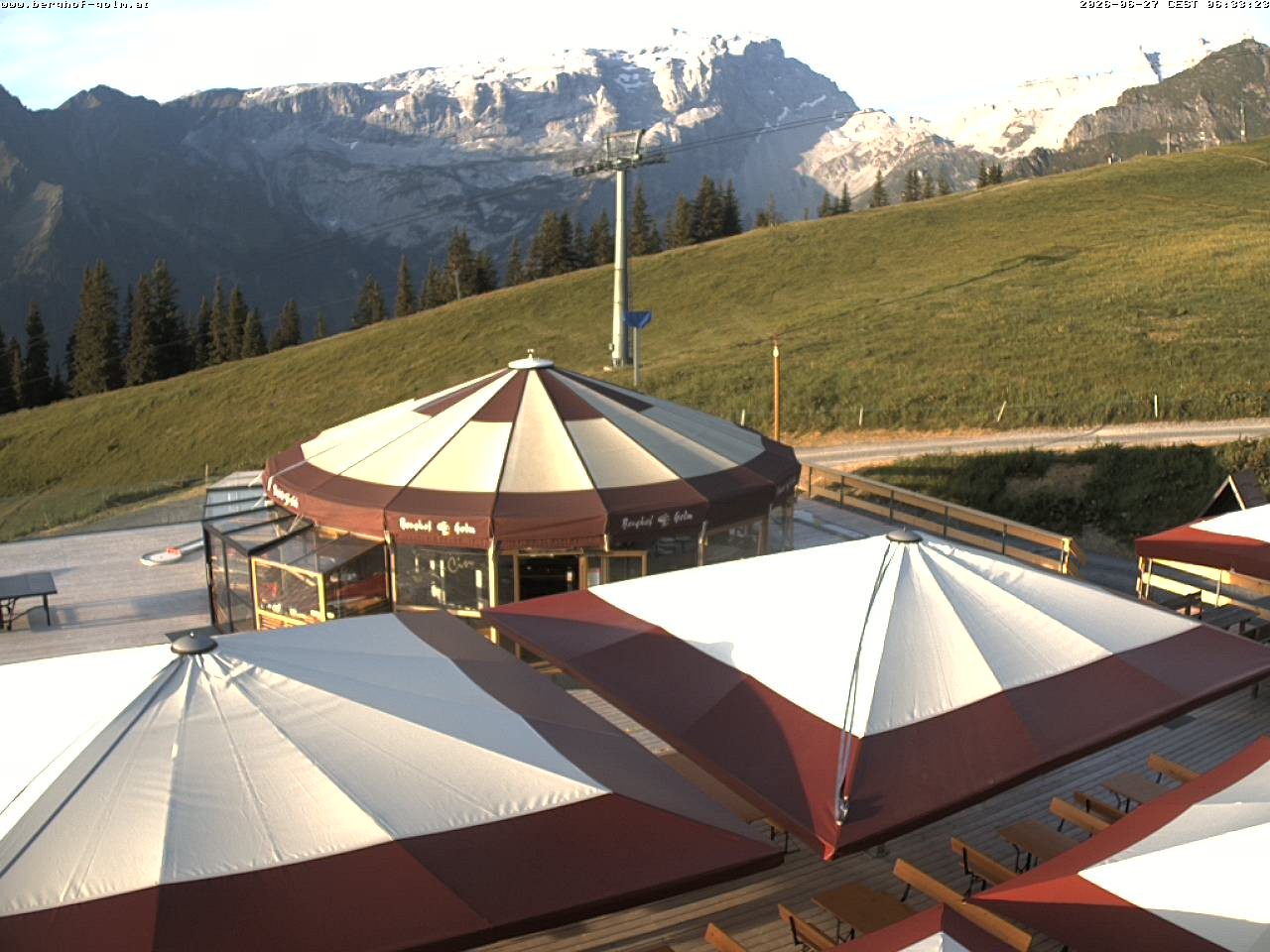 Archived image Webcam mountain restaurant "Berghof Golm", Vorarlberg