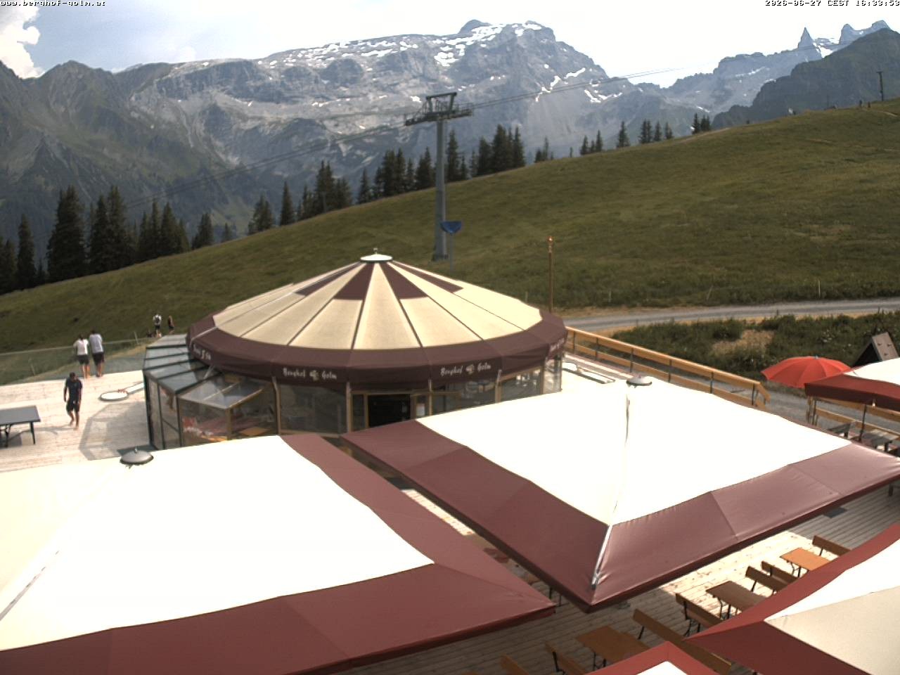 Archived image Webcam mountain restaurant "Berghof Golm", Vorarlberg