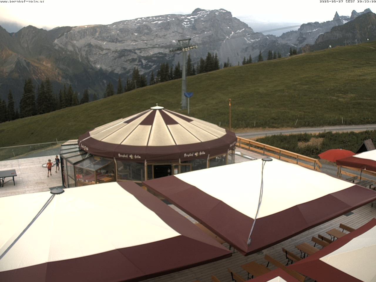 Archived image Webcam mountain restaurant "Berghof Golm", Vorarlberg