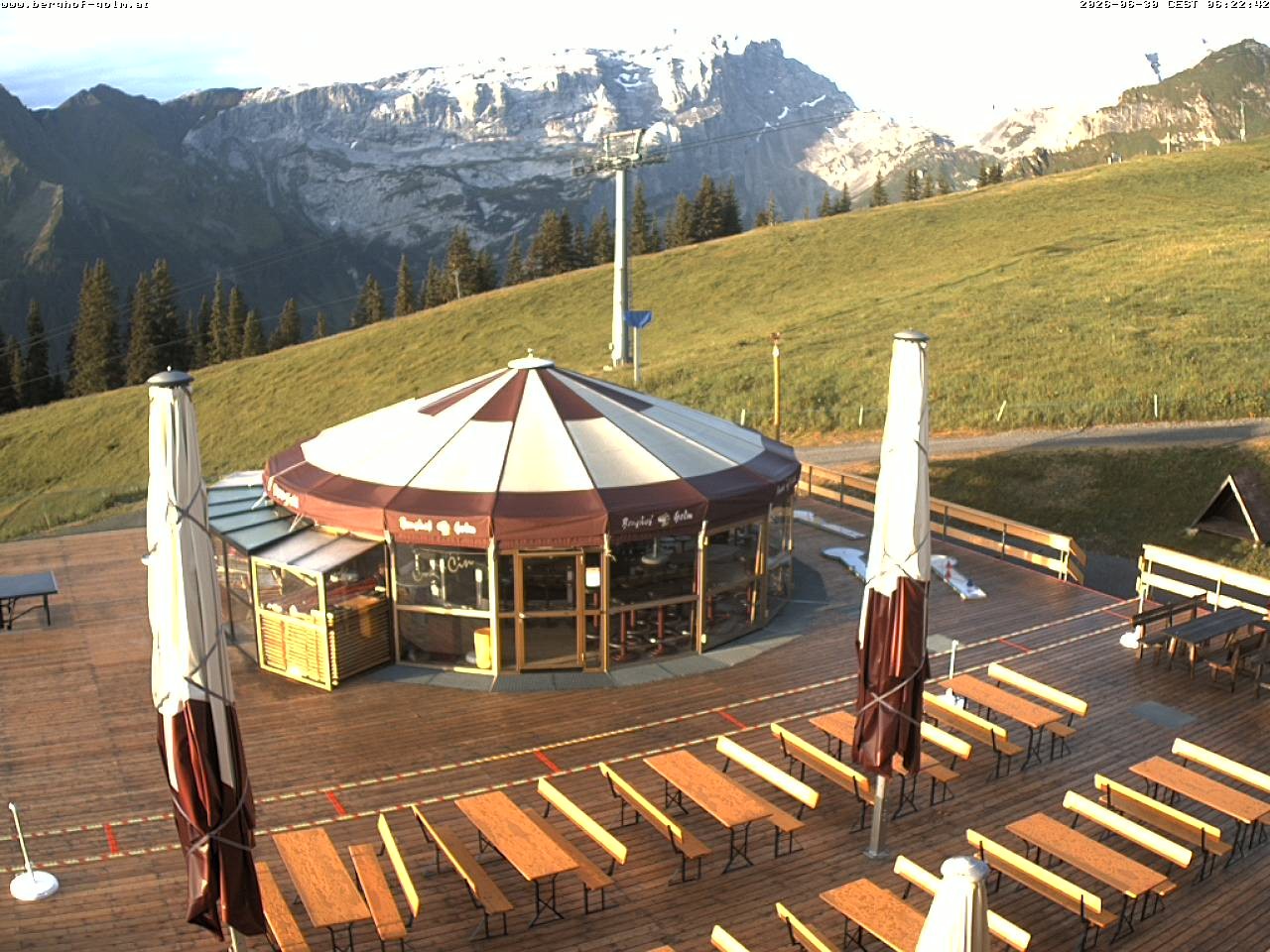 Archived image Webcam mountain restaurant "Berghof Golm", Vorarlberg
