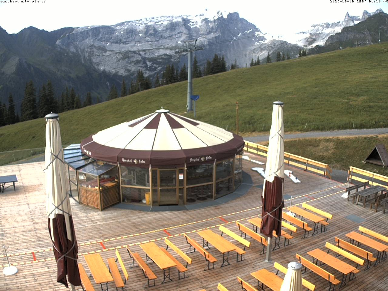 Archived image Webcam mountain restaurant "Berghof Golm", Vorarlberg