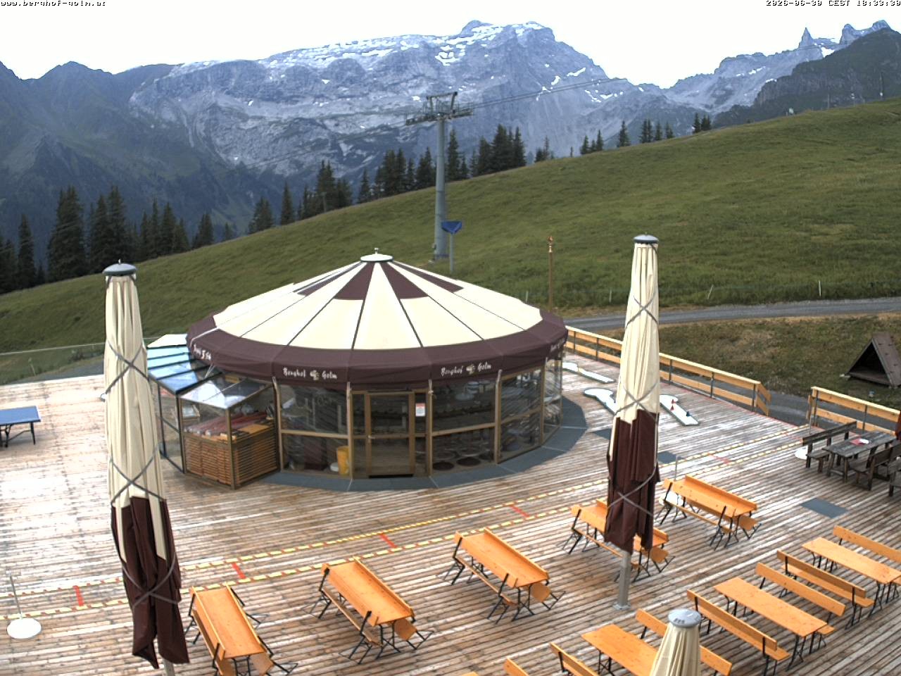 Archiv Foto Webcam Berghof Golm, Vorarlberg