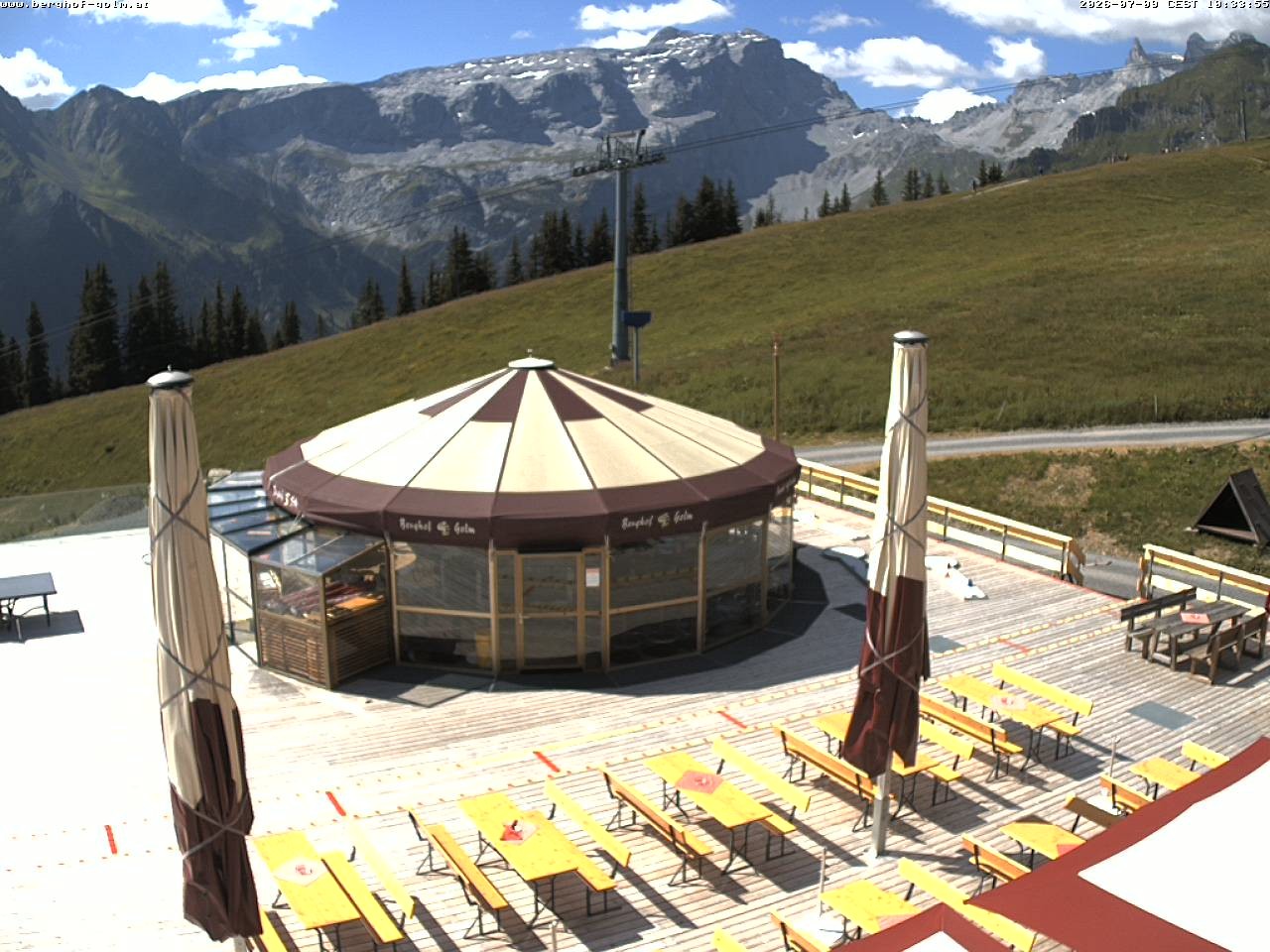 Archiv Foto Webcam Berghof Golm, Vorarlberg
