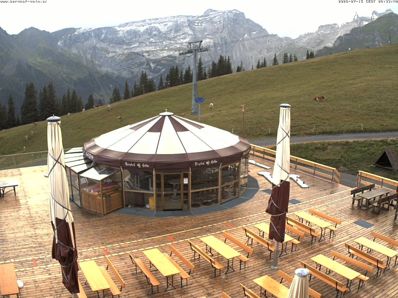 Archiv Foto Webcam Berghof Golm, Vorarlberg